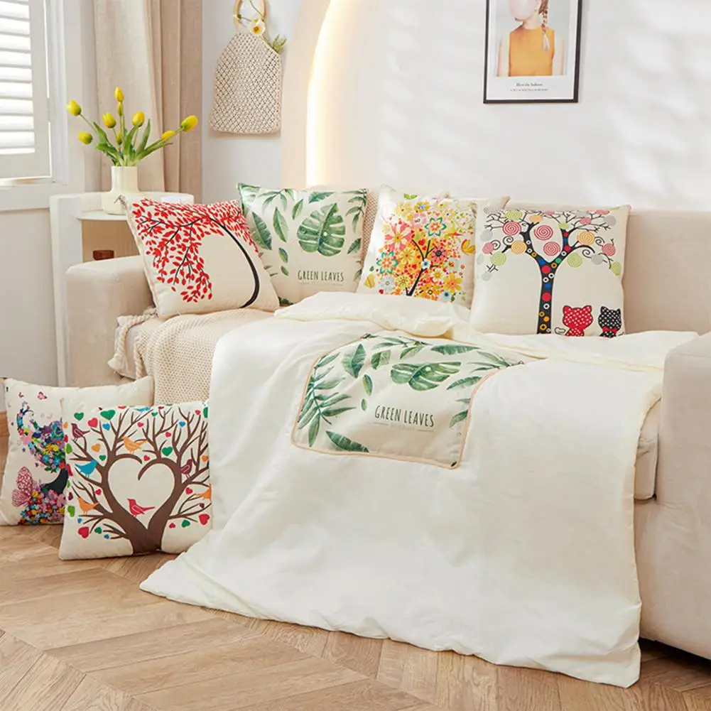 Полезно лесно за почистване одеяло за климатик Без дразнене декоративни преносими възглавници с двойна употреба Quilt Throw Pillow