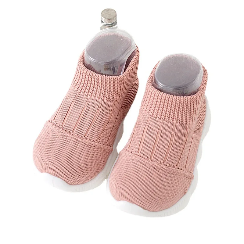 Пролет Есен Нови обувки за ходене Мека подметка Бебешки обувки против хлъзгане 1 - 3 годишни Детски обувки за под