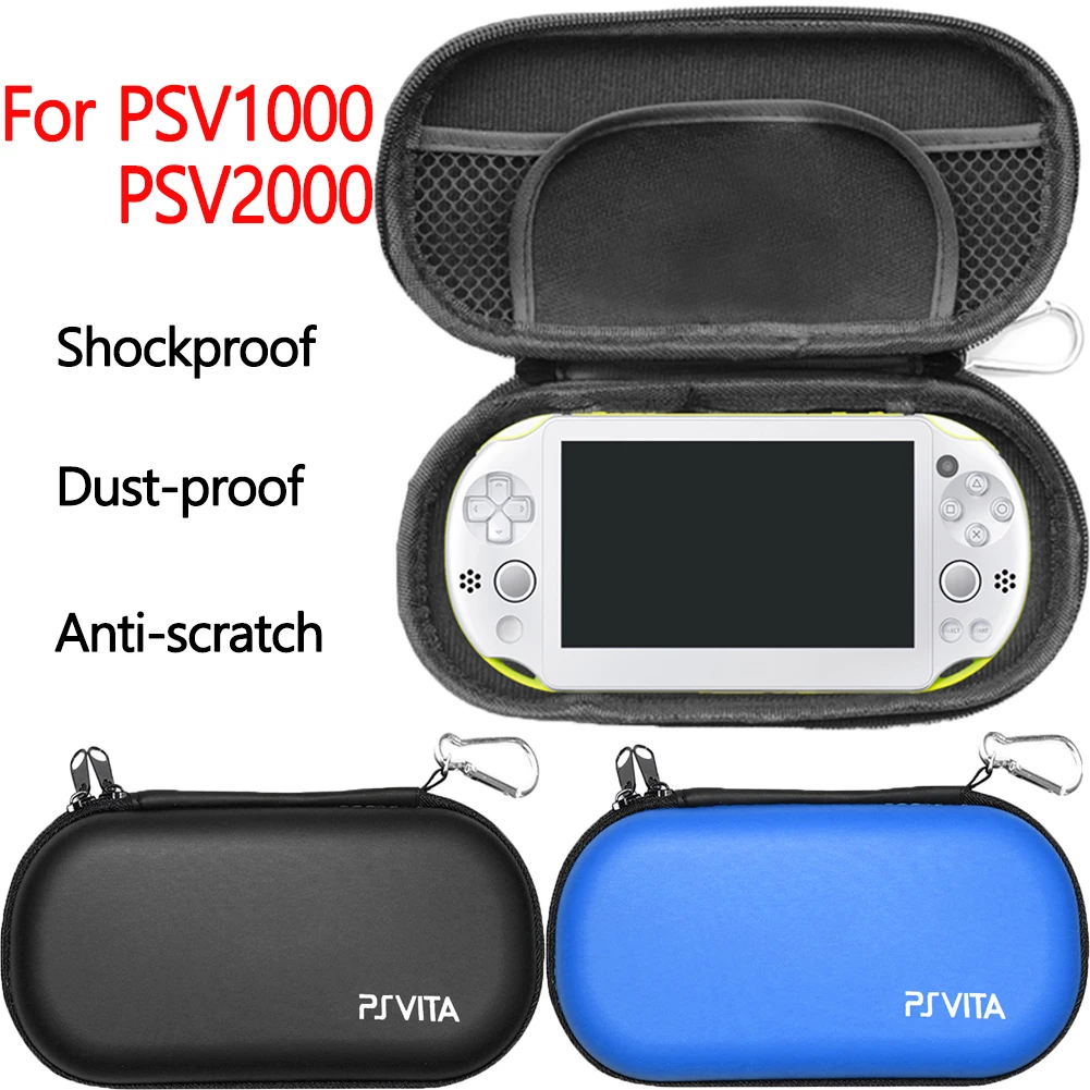 Удароустойчив EVA твърд калъф за PSV PS Vita чанта за игрова конзола Защитен калъф за пътуване за PSV1000/PSV2000 конзолна чанта за носене
